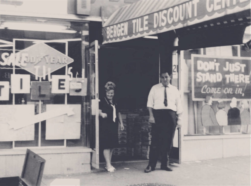 Historical Photo of Bergen Tile Discount Center Entrance