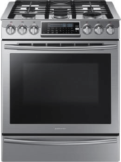 Whirlpool Stainless steel gas range and oven